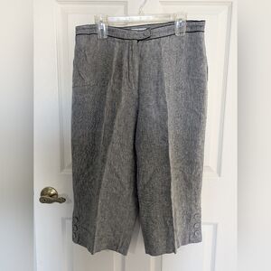 Dress Barn Linen Capri Pant